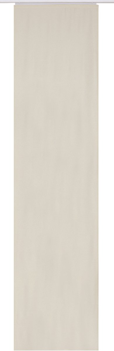 Elbersdrucke Schuifgordijn Lino 245x60 cm beige lichtdicht