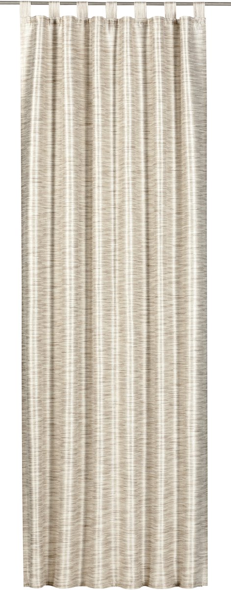 Elbersdrucke Gordijn met lussen Metropolis 255x140 cm beige
