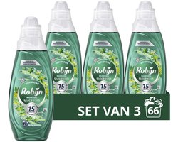 Robijn Advanced Quickwash Vloeibaar Wasmiddel - Spring Blossom - voor korte wasprogramma's - 3 x 22 wasbeurten - Voordeelverpakking