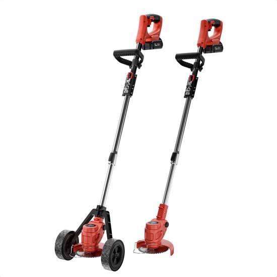 Foto: Yardio tools tgt500w premium grastrimmer bosmaaier kantenmaaier 21v zonder accu en snellader