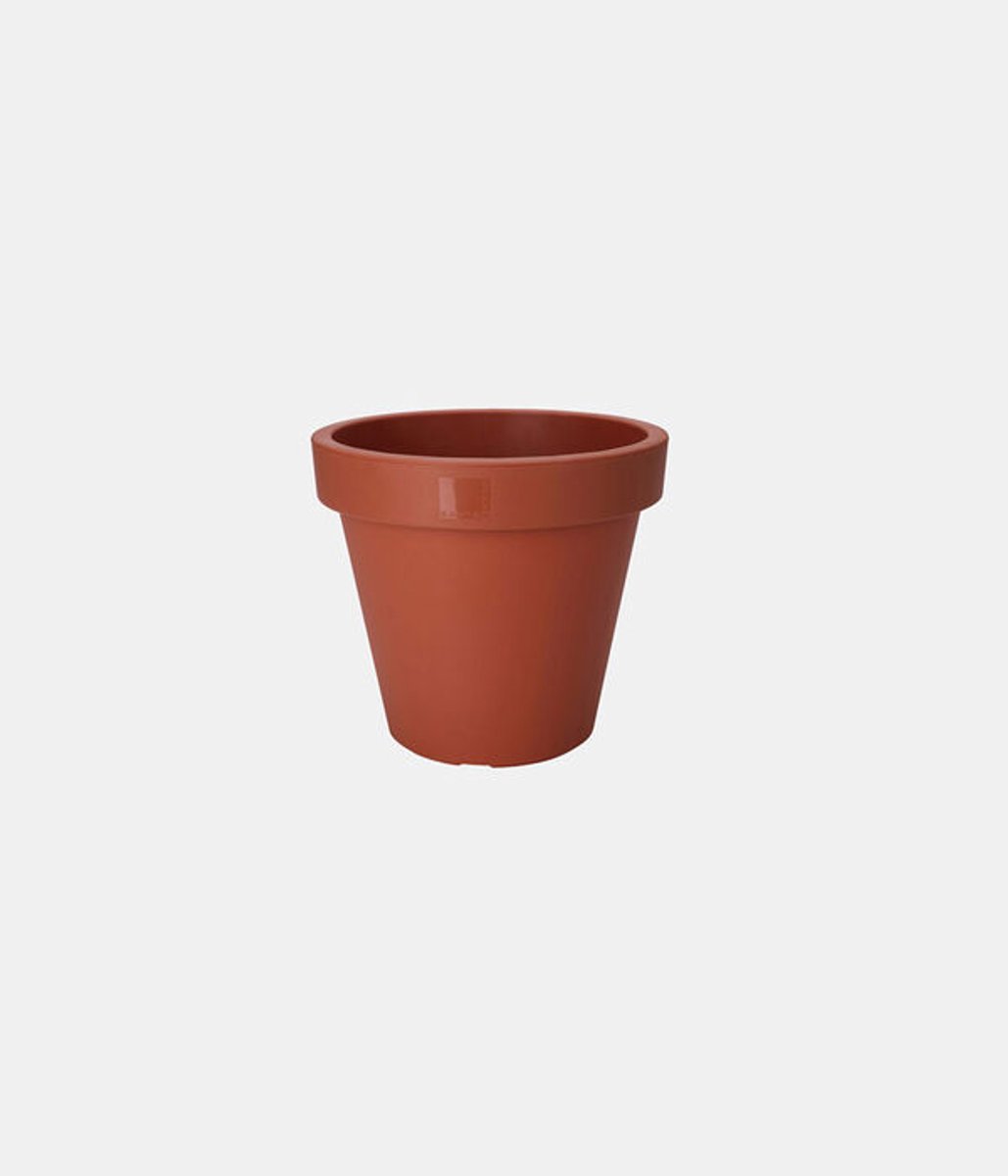 Koopman Tuin - Ovale Terracotta Bloempot - 25cm - Klassiek - Vorstbestendig