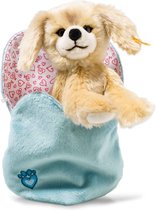 Steiff EAN 077043 KELLY GOLDEN RETRIEVER HOND IN HARTJES BUIDEL 22 cm