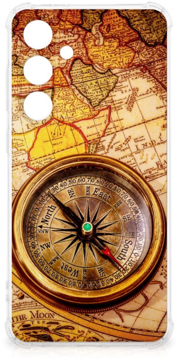 Samsung Galaxy S24 FE Telefoonhoesje met valbescherming Kompas