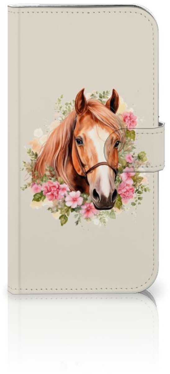 Telefoonhoesje met Pasjes voor iPhone 16 Plus Paard