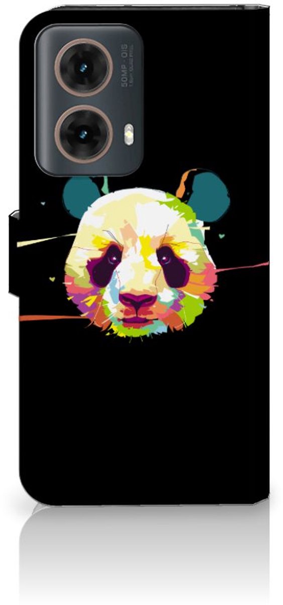 Motorola Moto G85 Leuk Hoesje Panda Color