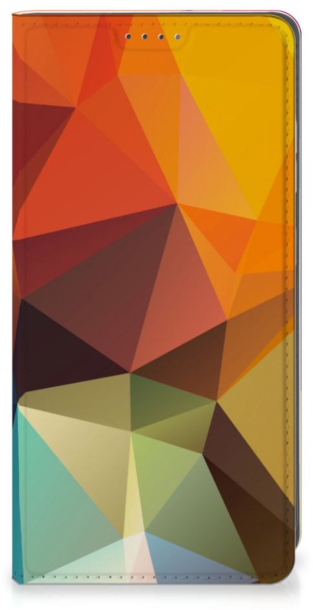 Samsung Galaxy S25 Stand Case Polygon Color