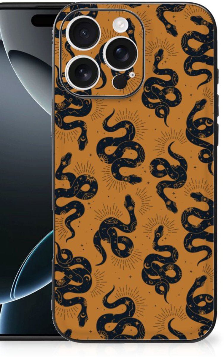 Dierenprint Telefoonhoesje voor iPhone 16 Pro Max Snakes
