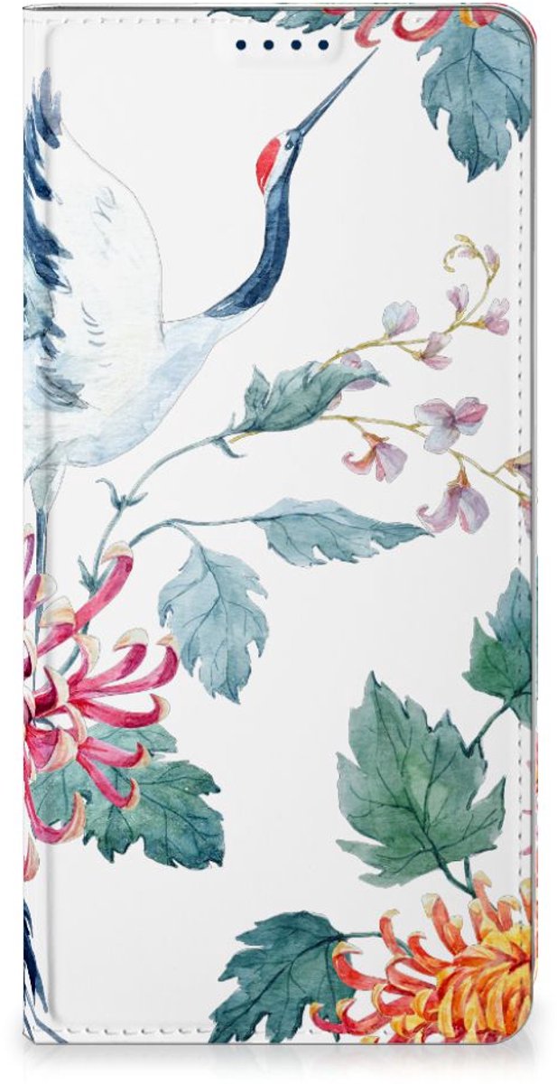 Book Case voor OnePlus Nord 4 Hoesje maken Bird Flowers