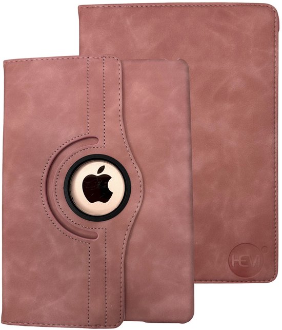 Étui HEM Silky Rose pour iPad 11 (2025) - Housse rotative 10,9 pouces avec réveil automatique - Étui iPad 2025 - Étui iPad A16 - Étui 11e génération - Avec stylet