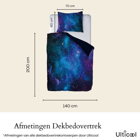 Ulticool - Dekbedovertrek - Beddengoed Dolfijn Zee Aquarium Vissen Dieren - 140 x 200 cm - Kussensloop 60 x 70 cm - voor Dekbed 1 Persoons Kamer - Decoratie Slaapkamer Accessoires Kinderen Blauw - Cadeau Tiener Jongen Meisje 5 6 7 8 9 10 11 12 jaar van Ulticool — afbeelding 5