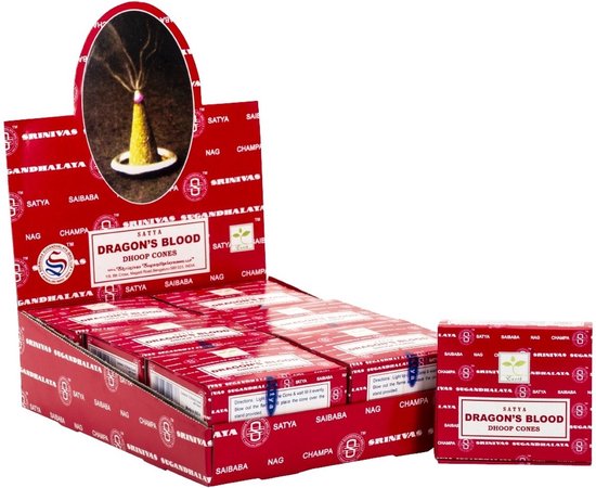 Nag Champa Sandalwood backflow dhoop cones wierook kegels
