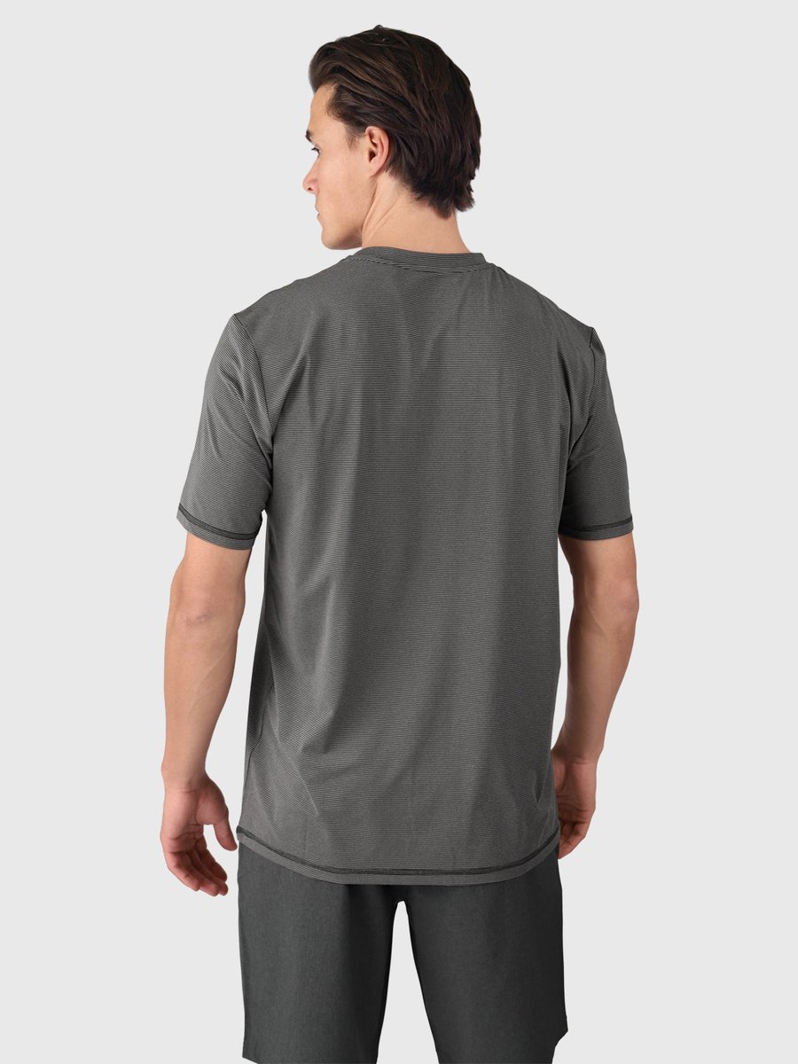 Brunotti Aquarider T-Shirt Pirate T-Shirt Heren UPF 50+ Zonnewerend Sneldrogend L Zwart