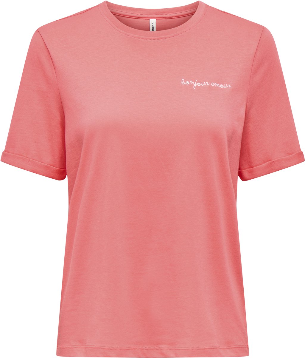 ONLY - ONLLEA S/S EMB. TOP CS JRS Dames Top