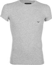 Emporio Armani - Basis T-Shirt Ronde Hals Grijs Melange - M