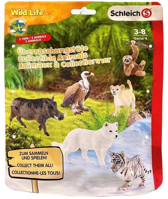 Schleich Wild Life Verrassingszak met / 3 dieren
