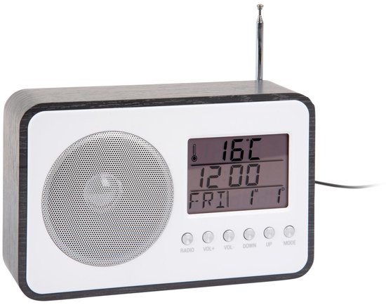 DENVER CPR-700 - wekkerradio - FM - Black | Op voorraad