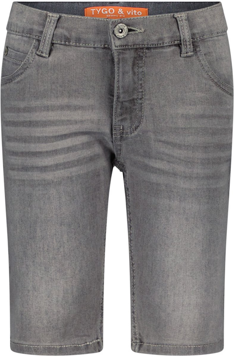 TYGO & vito - TYGO & Vito-Short - Light Grey Denim - Maat 98