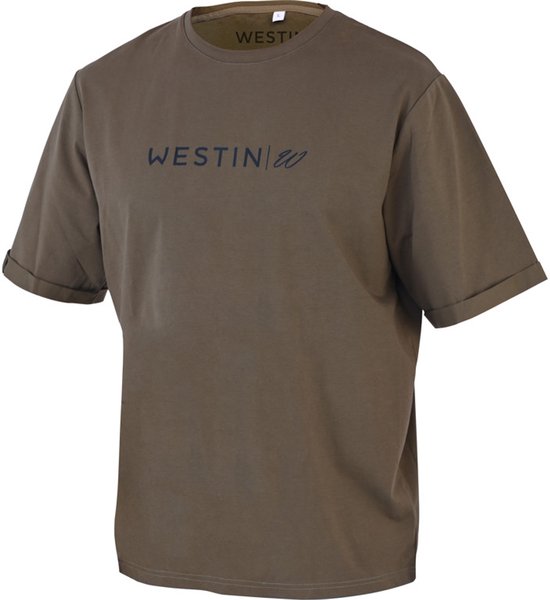 Foto: Westin fishing t shirt w range groen extra large