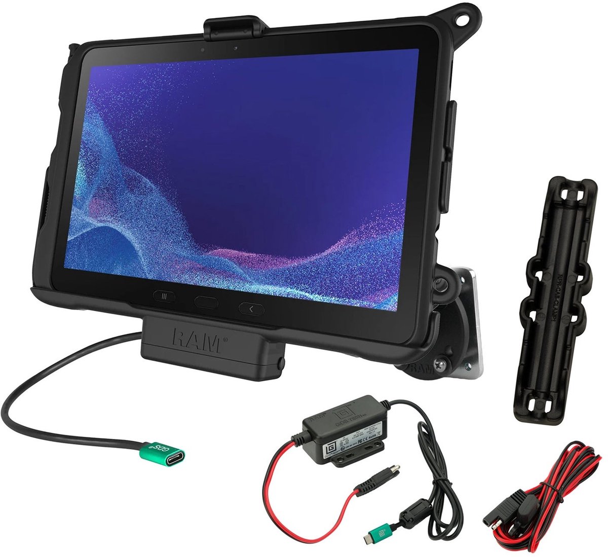 Powered Dock & Dashboard Mount for Samsung Tab Active Pro SAM52CPU