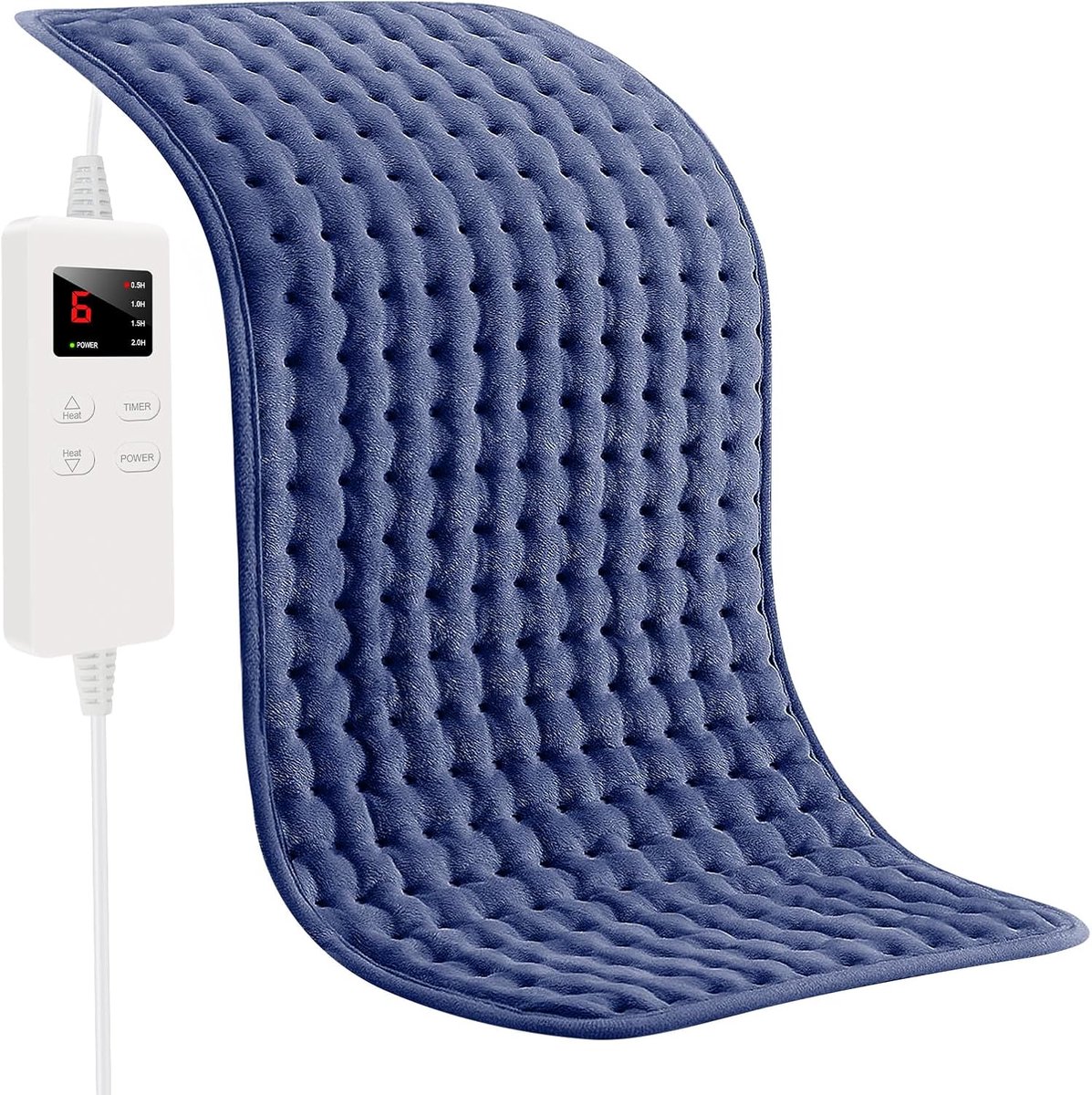 Verwarmingskussen 70 x 49 cm - Elektrisch Warmtekussen met Automatische Uitschakeling - Snelle Verwarming voor Nek, Rug en Schouders - CE Gecertificeerd