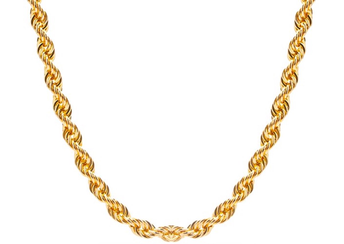 Gouden Koord Rope Ketting 2.8 mm 55 cm 14 karaats