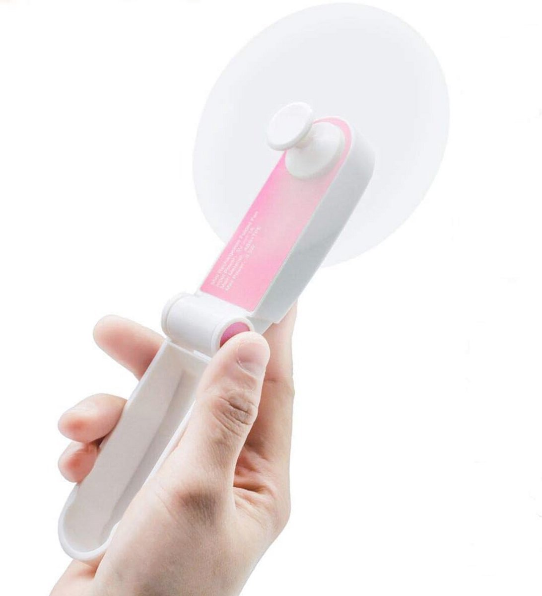 Draagbare Mini Handventilator - Oplaadbare USB Ventilator voor Thuis en Reizen