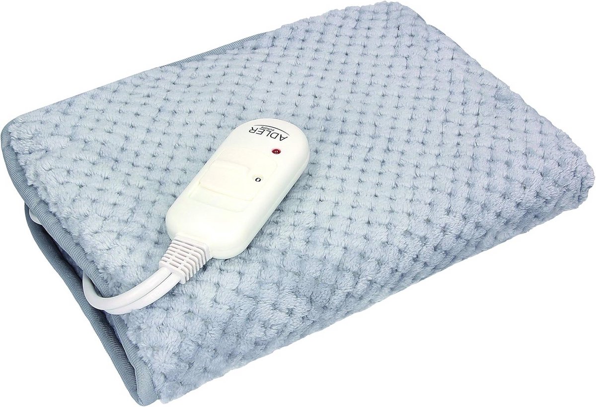 Elektrisch verwarmingskussen voor nek, rug en lendenwervelkolom - 33 x 45 cm, afstandsbediening, 2 temperatuurniveaus, wasbaar