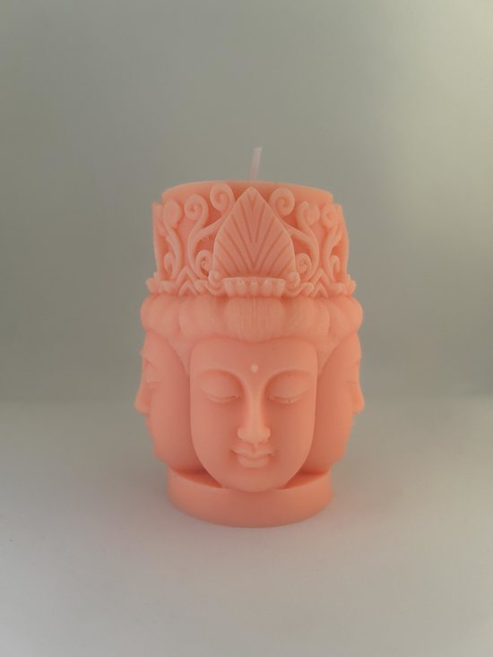 Nepal Boeddha met kaars - Haal de rust en spiritualiteit in huis