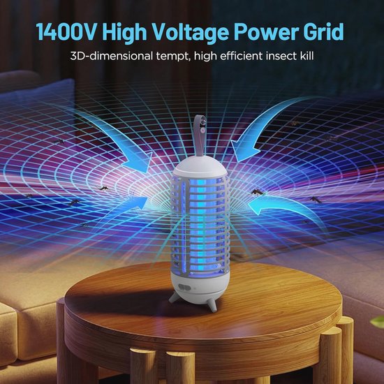 MOOKLIN ROAM Elektrische insectenverdelger, 3200 V muggenval