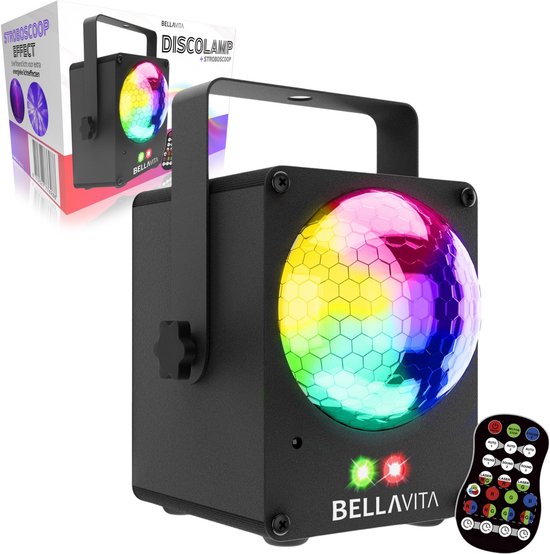 Foto: Bellavita discolamp magic discobal disco discolamp kinderen party feest stroboscoop party lights disco lamp disco laser dj set