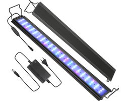 28W LED aquarium met timer schelpdieren decoratie waterdicht - Geschikt voor aquaria van 64-90cm - Aquarium led RGB verlichting - Drie verlichtingsmodi- Ingebouwde timerregelaar- Schaalbare beugel