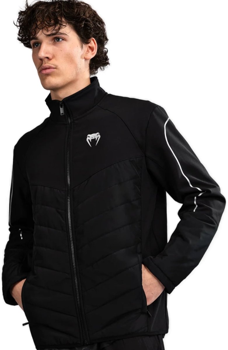 Venum Paddock Softshell Jack Zwart Wit - M