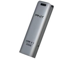 PNY Elite Steel USB-stick 256 GB Zilver FD256ESTEEL31G-EF USB-A 3.1 Gen 1