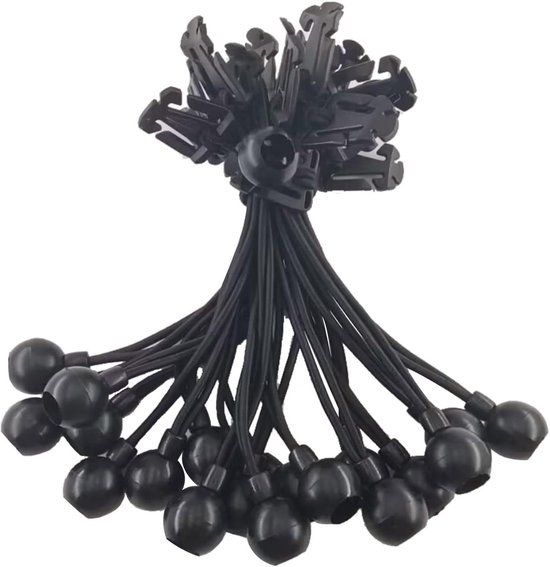 Spanrubber met bal - tentrubbers - 20 stuks | bol
