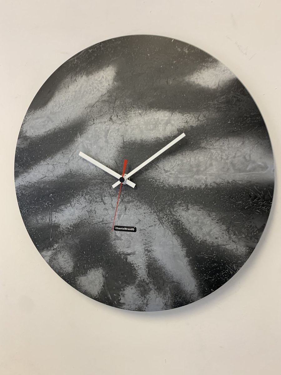 ChantalBrandO Wandklok BRETAGNE XL Modern Industrieel Design