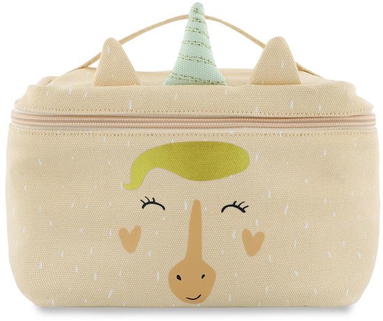 Fluf Eco Zipper Lunch Bag – Dot Blue