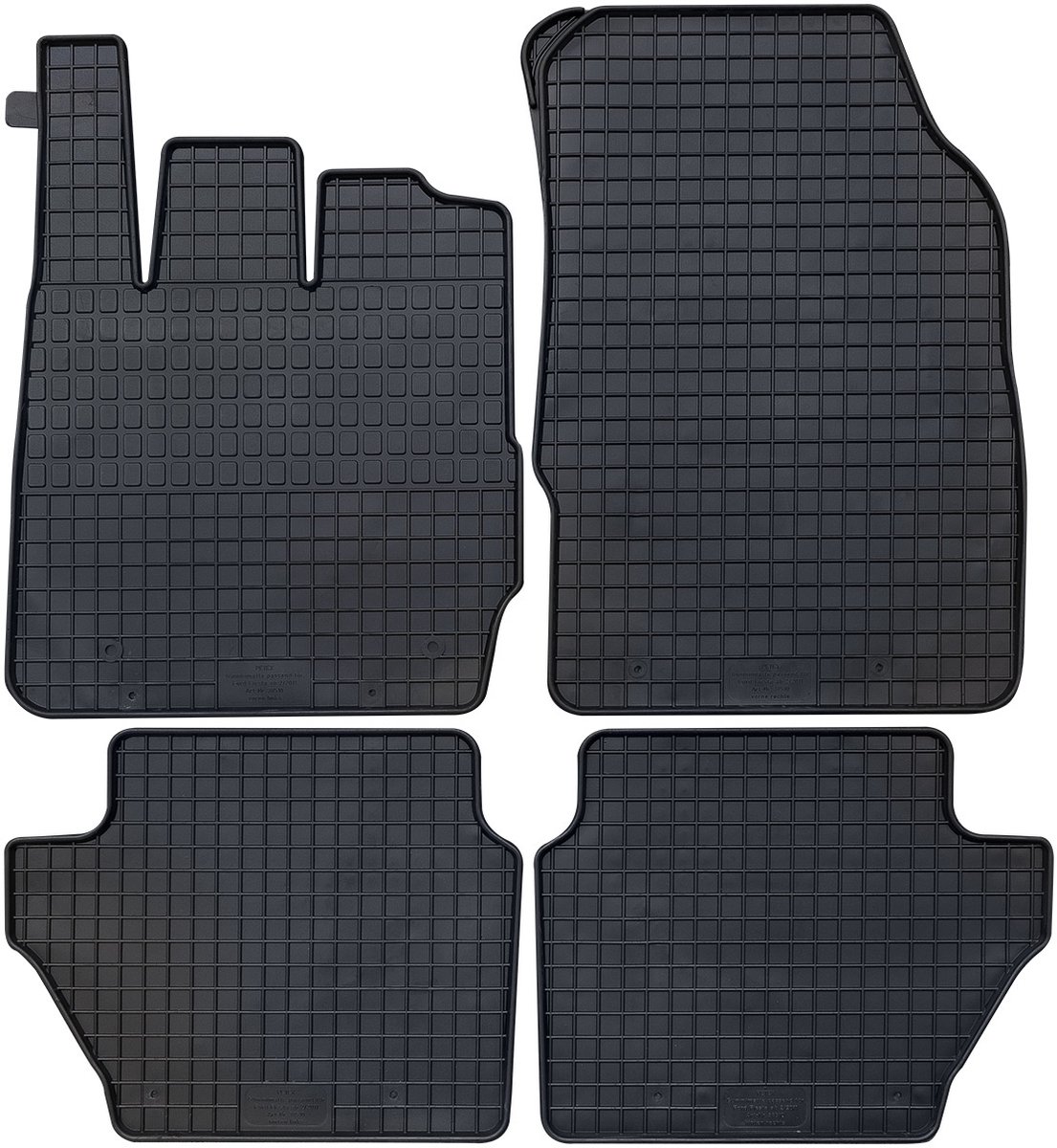 Rubbermatten Ford Fiesta 2011-2017 (complete set) - Petex