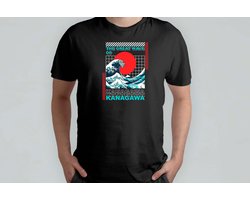 The Great Wave - T Shirt - Japanese - Anime - Vibes - KawaiiCulture - MangaMagic - OtakuWorld - SakuraSeason - Japanse - KawaiiCultuur - OtakuWereld - SamuraiGeest
