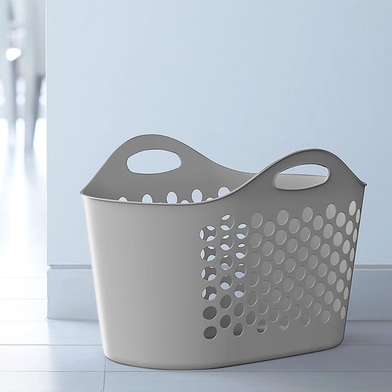 Lot De 3 Paniers à Linge Flexi Sustania - Flexibles, Robustes Avec Poignées, Multicolores