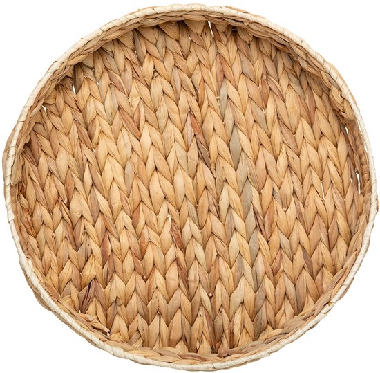 Plateau en roseau tressé Jacinthe Diamètre 35 cm