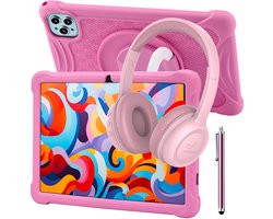 ATouch Combipakket - Kindertablet Tab 10 Plus + Kinderkoptelefoon - 64GB+64SD - Vanaf 3 jaar - Roze