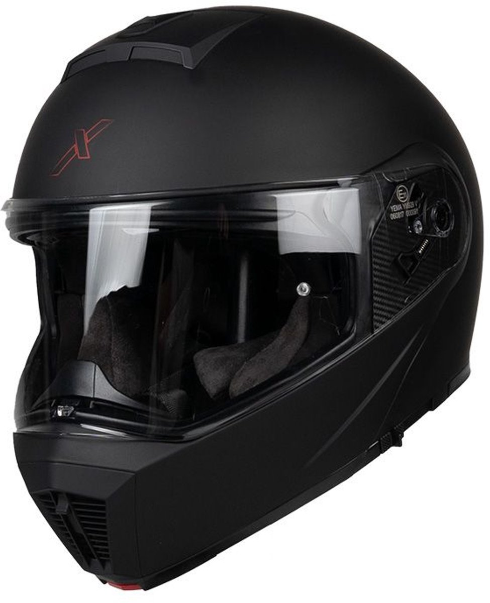 Motor Modulaire Helm STORM Zwarte mat S van MOTOBLOUZ