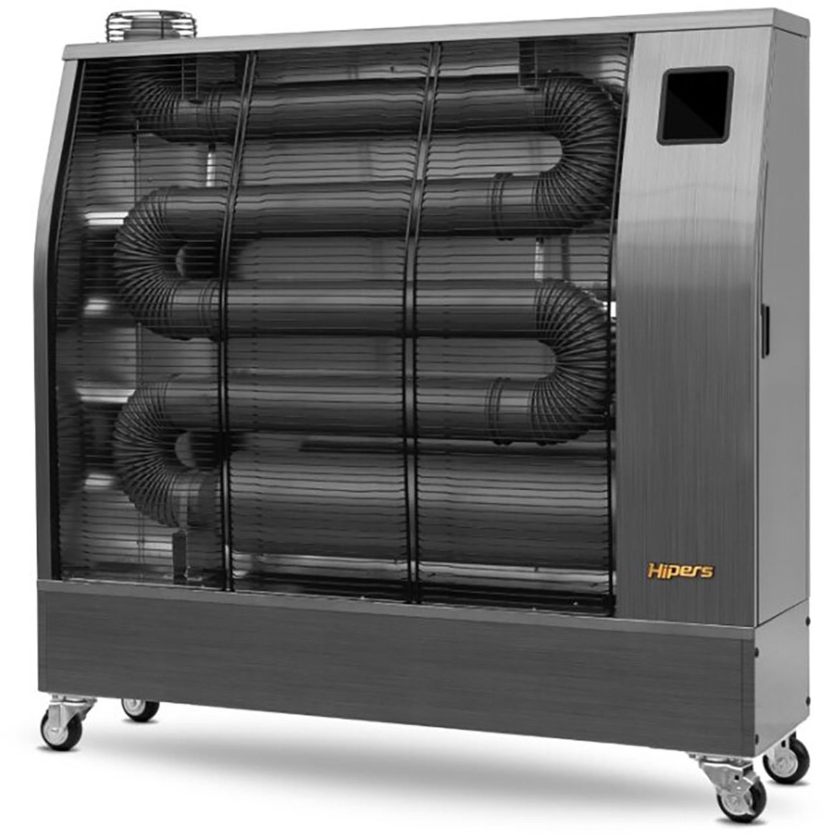 Infrarood dieselstraler Pro 24,4 kW RVS motief 700-3600 m³ Wifi Hipers WDP85IS