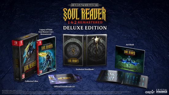 Mindscape Legacy of Kain Soul Reaver 1 & 2 Remastered Deluxe