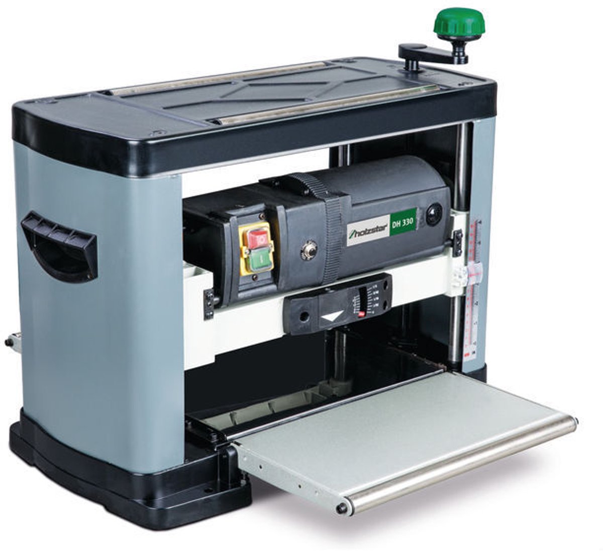 Draagbare vandiktebank schaafbreedte 330 mm 2 schaafmessen 0,9 kW 230V Holzstar DH330