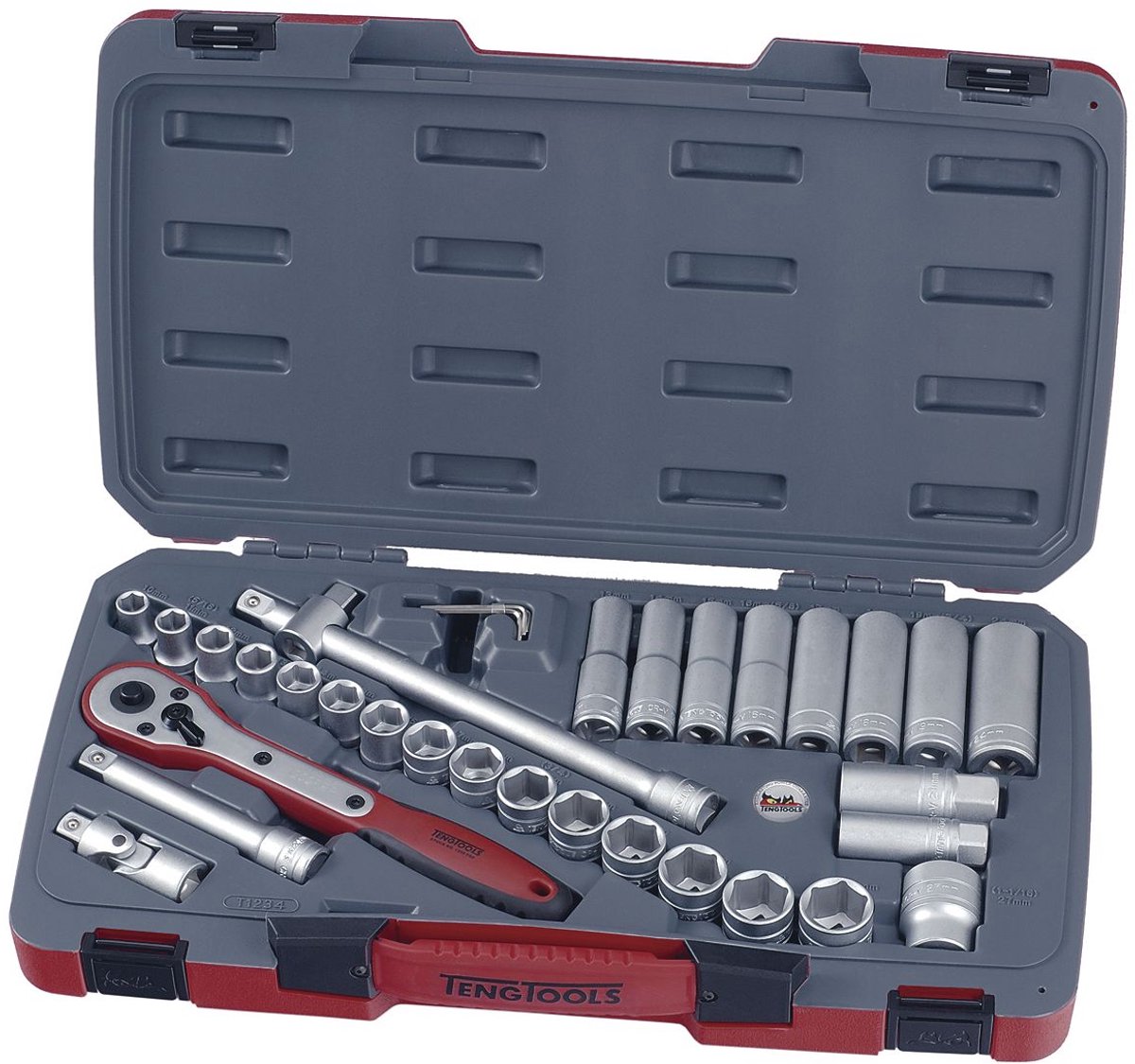 Doppenset 1/2 11-24mm 34 dlg Teng Tools T1234