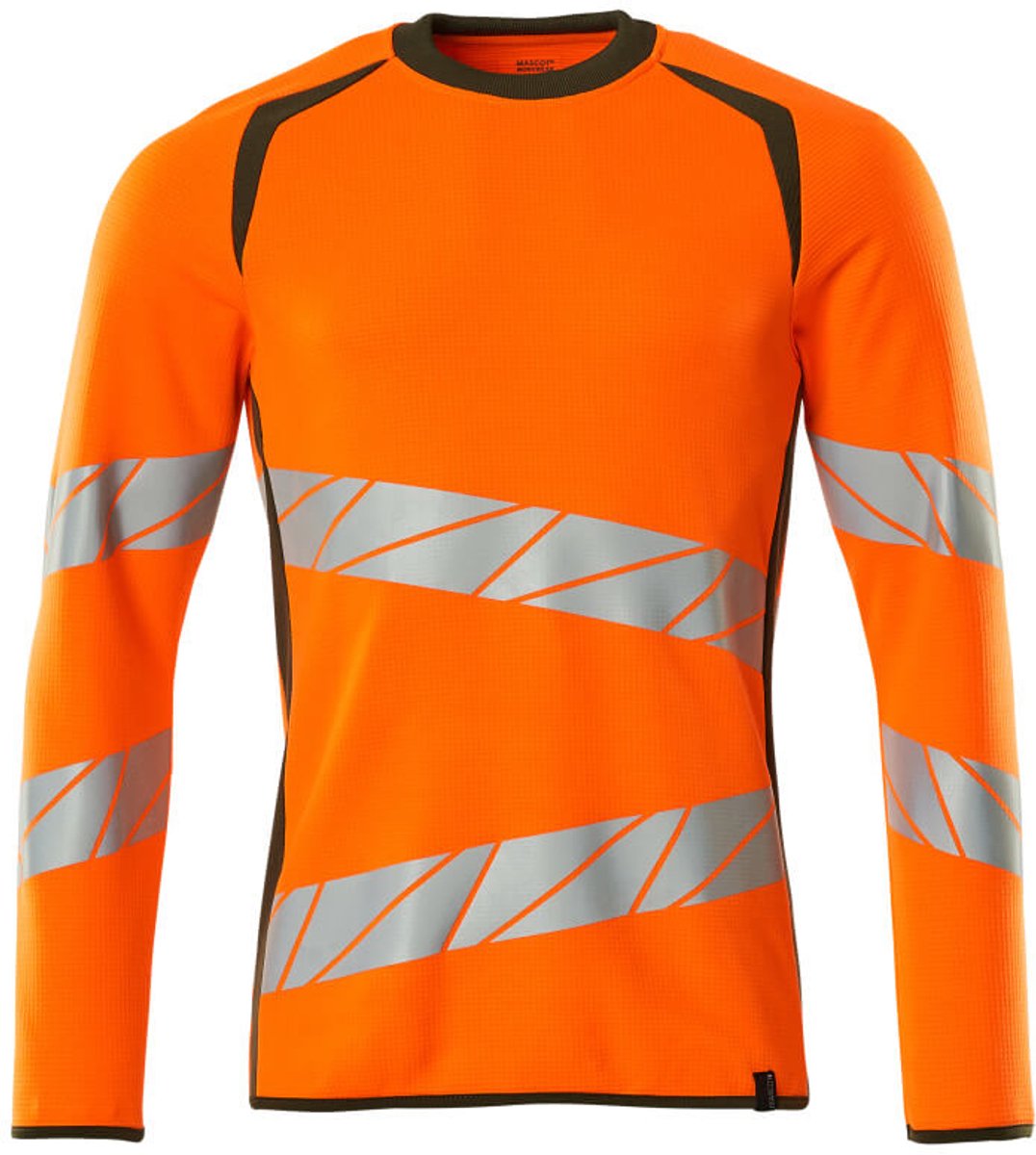Mascot Accelerate Safe Sweatshirt 19084-781 - hi-vis oranje/mosgroen - S