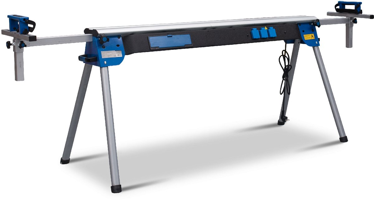 Samenklapbare werktafel / rollenbaan - 2400 mm Holzkraft UWT3200