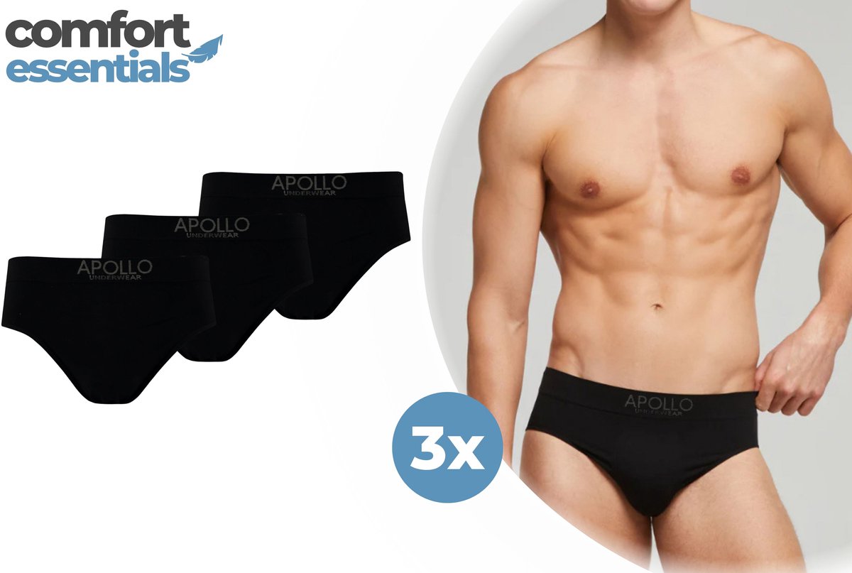 Comfort Essentials Heren Ondergoed Slips stuks Grijs Assorti