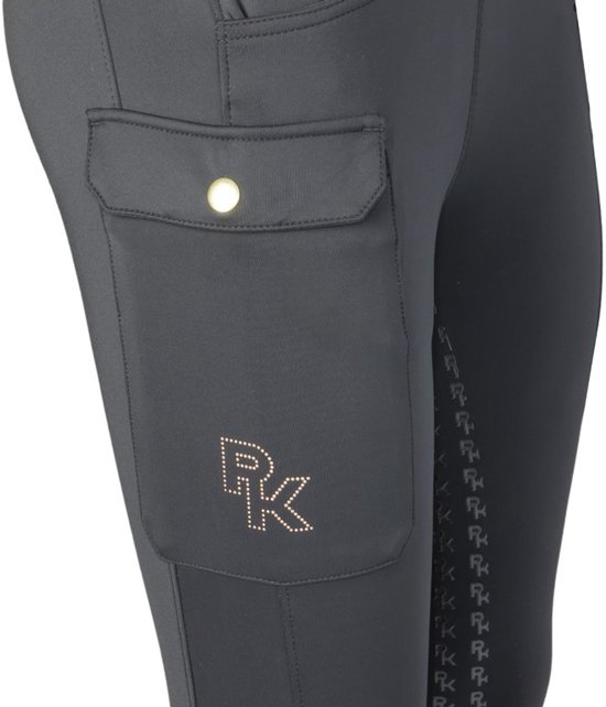 PK International - Tiesto - Rijlegging - Full Grip - Charcoal - Donkergrijs/Blauw - M